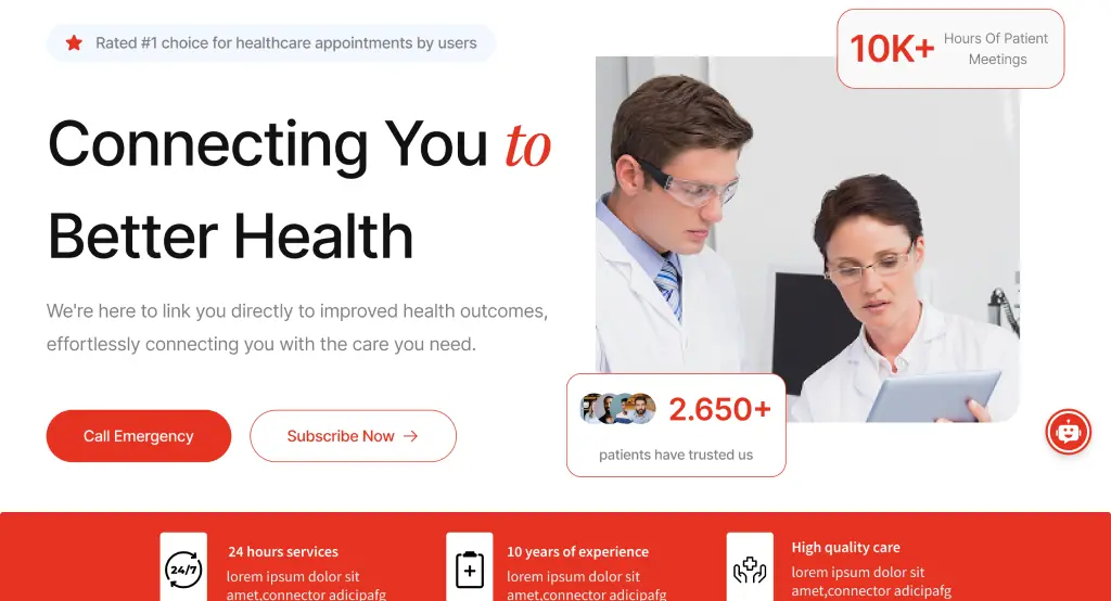 Hospital 24x7 Support App